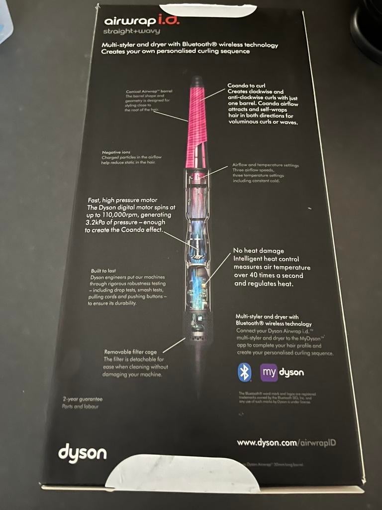 Dyson Airwrap i.d. Straight+Wavy - Complete Styler Set, Verzenden, Zo goed als nieuw, Haarverzorging