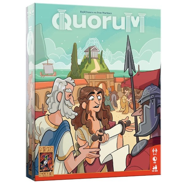 Quorum Basisspel 999 Games Bordspel Nieuw, 999 Games, Nieuw, Ophalen of Verzenden, Vijf spelers of meer
