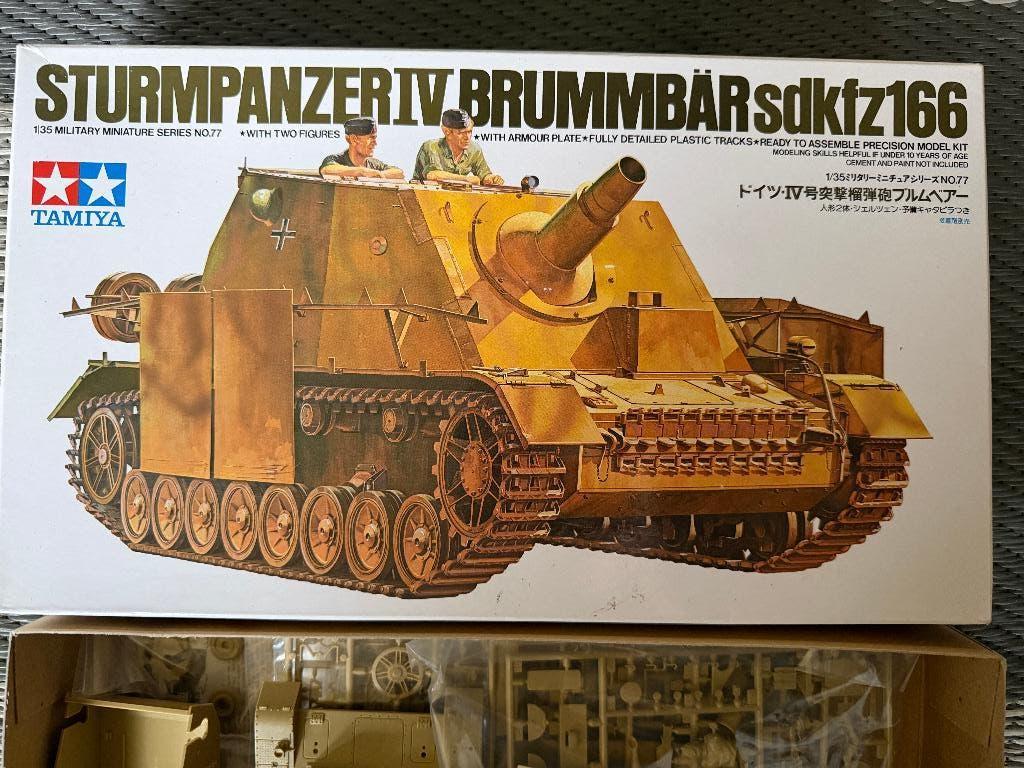 Sturmpanzer IV Brummbar sdkfz 166, Hobby en Vrije tijd, Tank, 1:32 tot 1:50, Nieuw, Ophalen of Verzenden