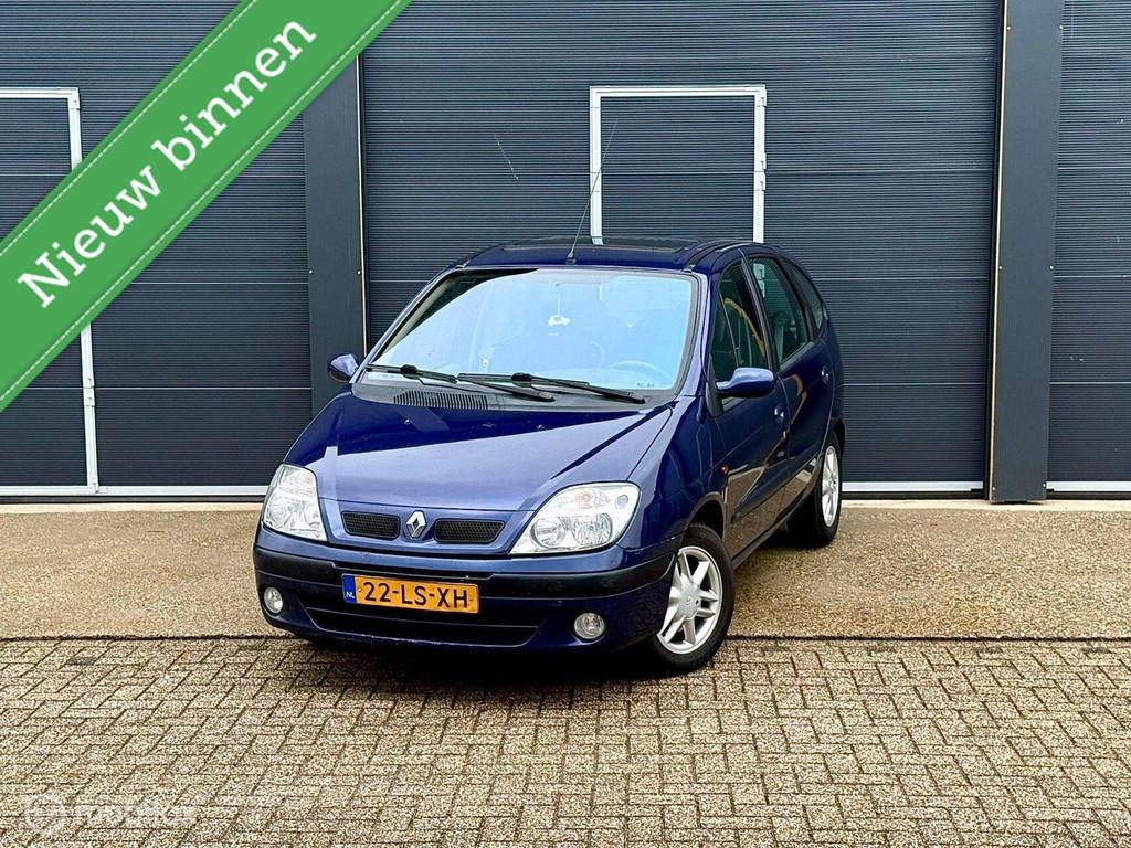Renault Scenic 1.6 AUTOMAAT NIEUWE APK, Auto's, 4 cilinders, Blauw, Origineel Nederlands, Bedrijf