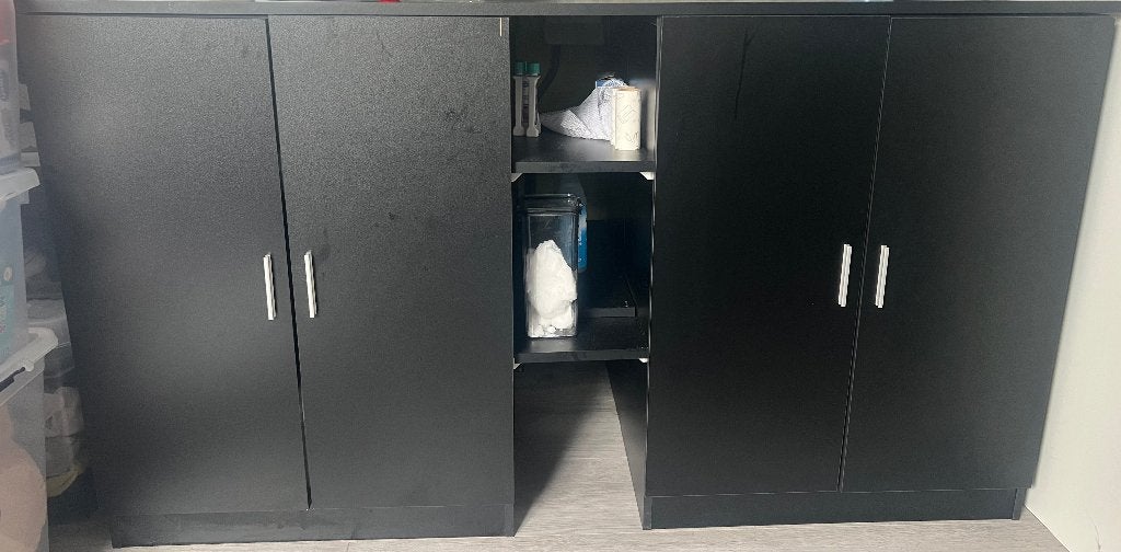 Kast voor wasmachine en droger, Huis en Inrichting, Ophalen, Zo goed als nieuw