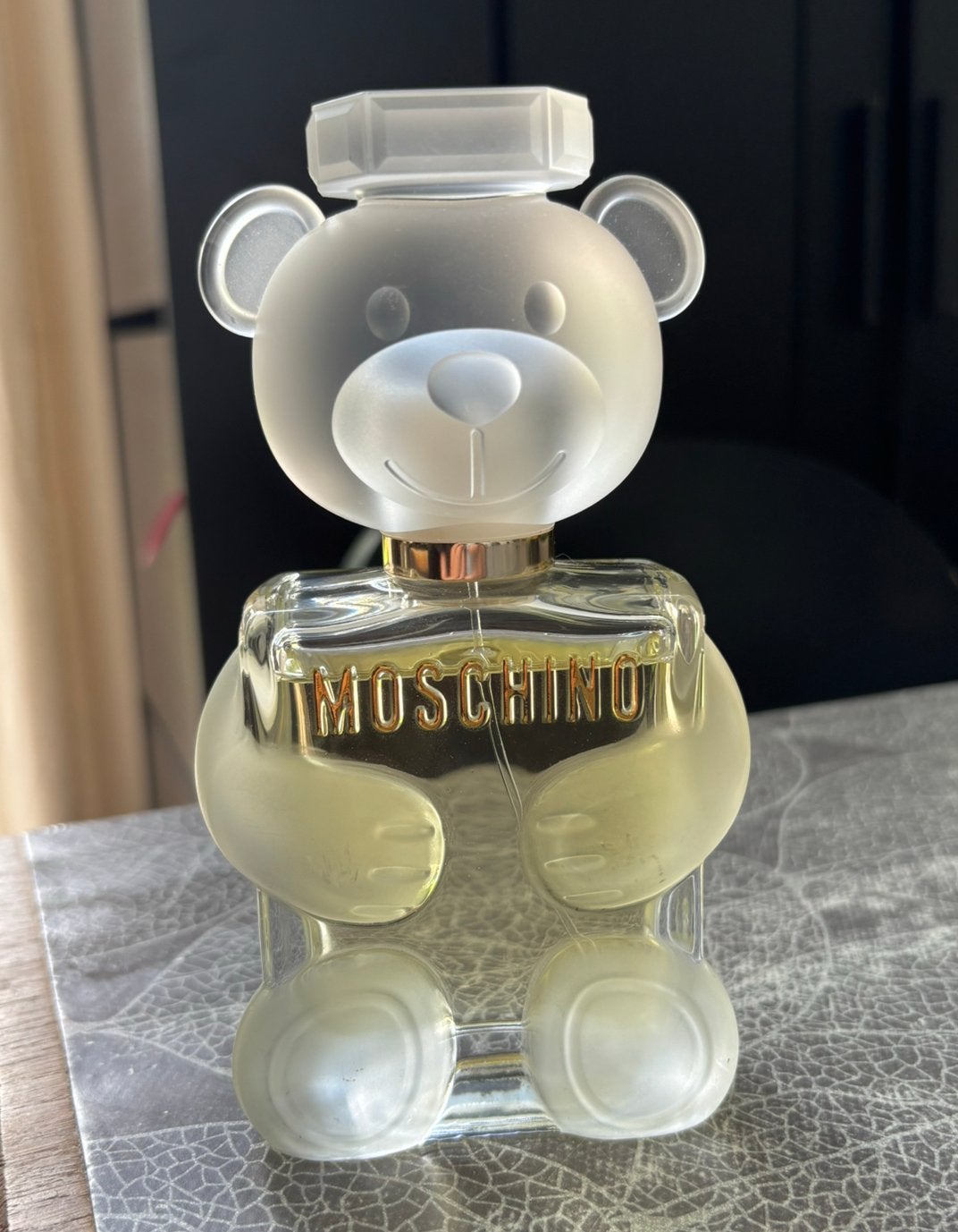 Parfum Moschino, Ophalen of Verzenden, Zo goed als nieuw, Parfumfles