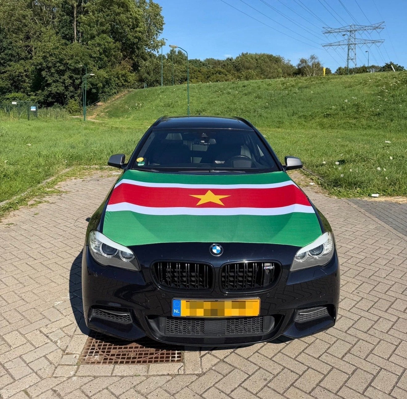 Motorkaphoes Suriname Vlag - Universeel, Ophalen of Verzenden, Nieuw