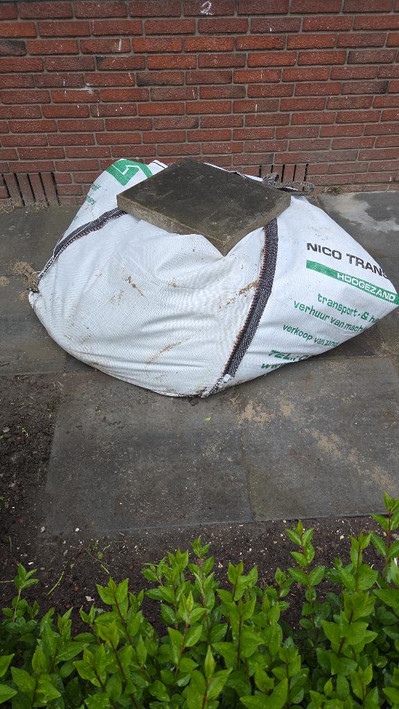 Gratis vulzand ophoogzand in bigbag, Ophalen, Nieuw, Ophoogzand