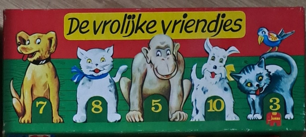 KNIKKERSPEL « De Vrolijke Vriendjes »(zo goed als nieuw), Hobby en Vrije tijd, Gezelschapsspellen | Overige, Ophalen of Verzenden