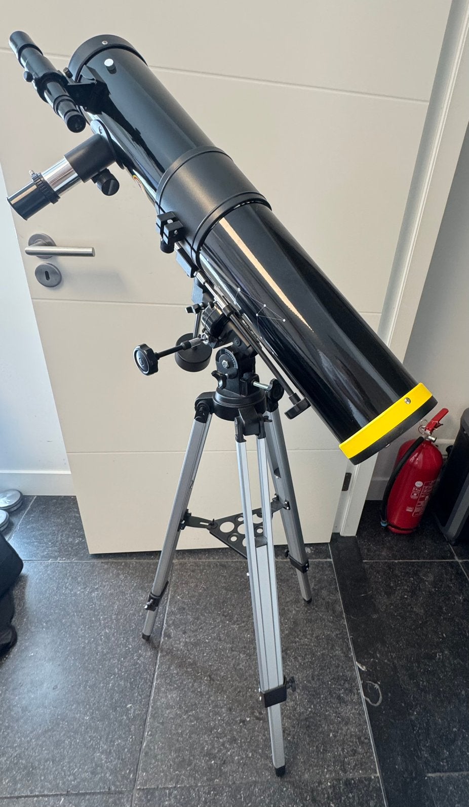National Geographic (Bresser) Telescoop met EQ-Monting, Ophalen, Zo goed als nieuw, Minder dan 80 mm, Lenzentelescoop (refractor)