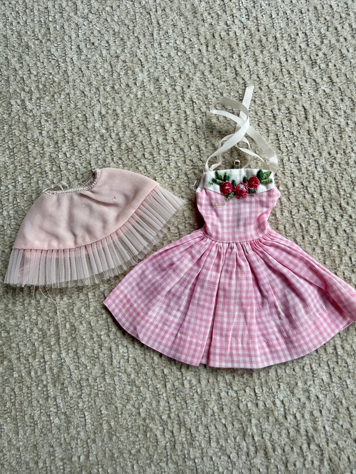 Leuk roze vintage skipper jurkje, Ophalen of Verzenden, Gebruikt, Kleertjes
