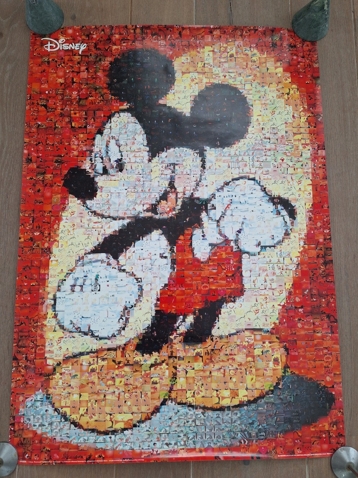 Disney Mickey Mouse Mozaïek Poster 90x64 cm, Verzamelen, Disney, Ophalen of Verzenden