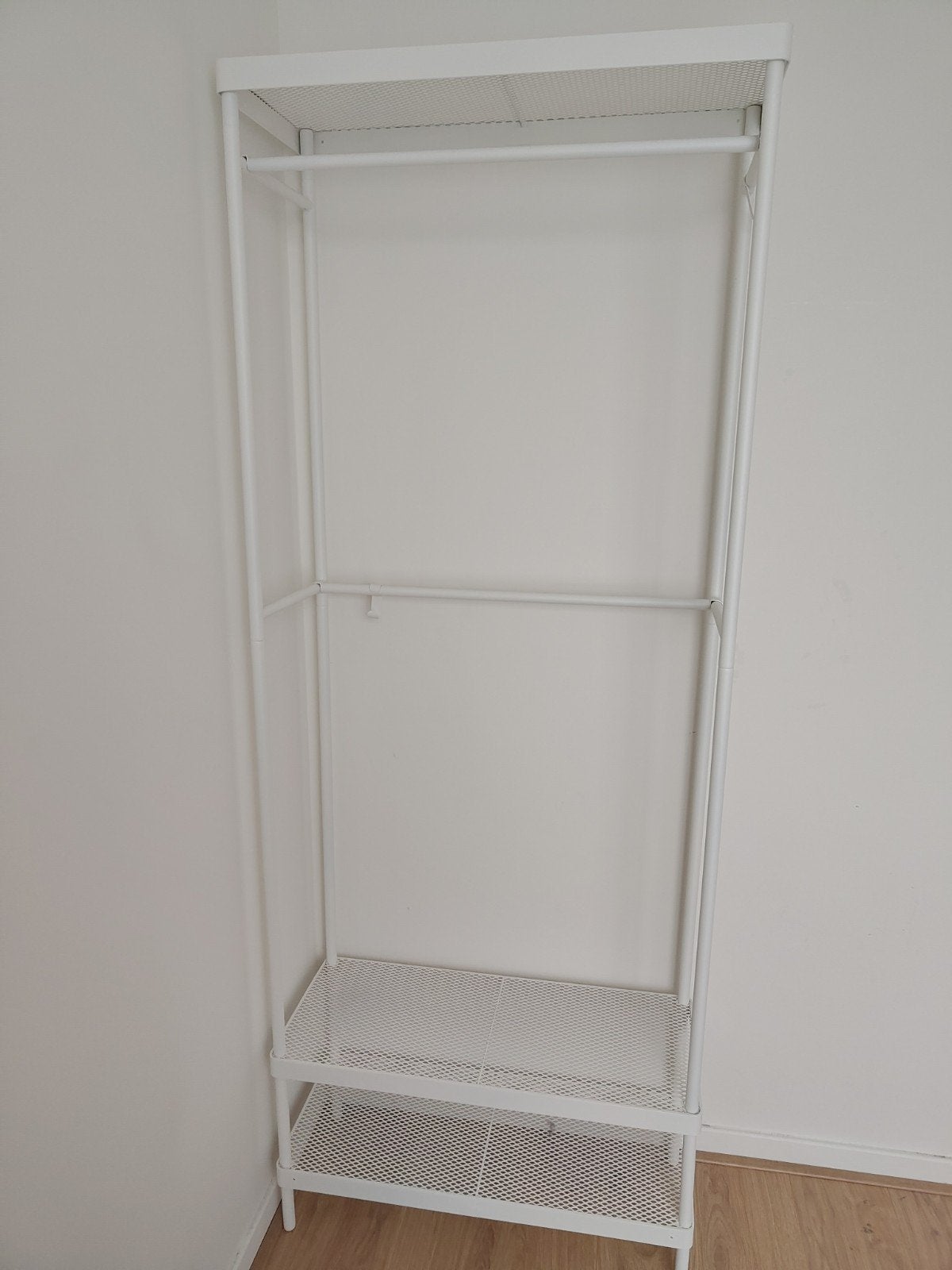 ikea mackapär kapstok met schoenenopberger wit, Ophalen, Zo goed als nieuw
