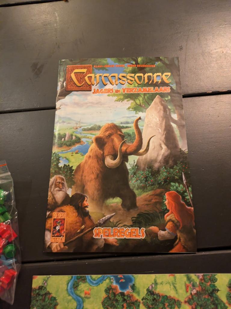 Carcassonne jagers en verzamelaars, Hobby en Vrije tijd, Gezelschapsspellen | Bordspellen, Ophalen of Verzenden, Zo goed als nieuw