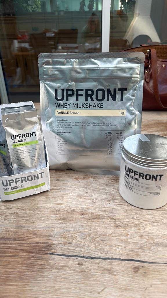 UPFRONT Sportvoeding: Whey, Creatine & Gels, Sport en Fitness, Gezondheidsproducten en Wellness, Verzenden, Nieuw, Poeder of Drank