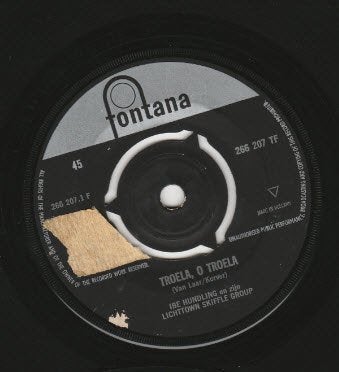 Ibe Hundling Lighttown Skiffle Group -Troela, O Troela -1961, Ophalen, Gebruikt, Pop