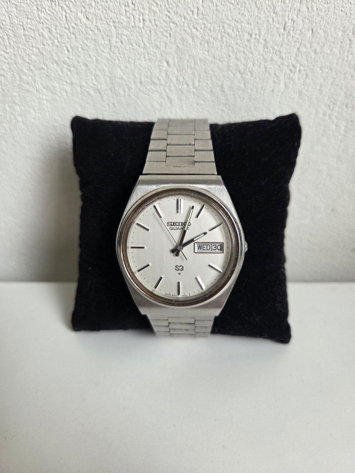 prachtige vintage seiko SQ Quartz(1979) loopt perfect, Staal, Polshorloge, Ophalen of Verzenden, Zo goed als nieuw