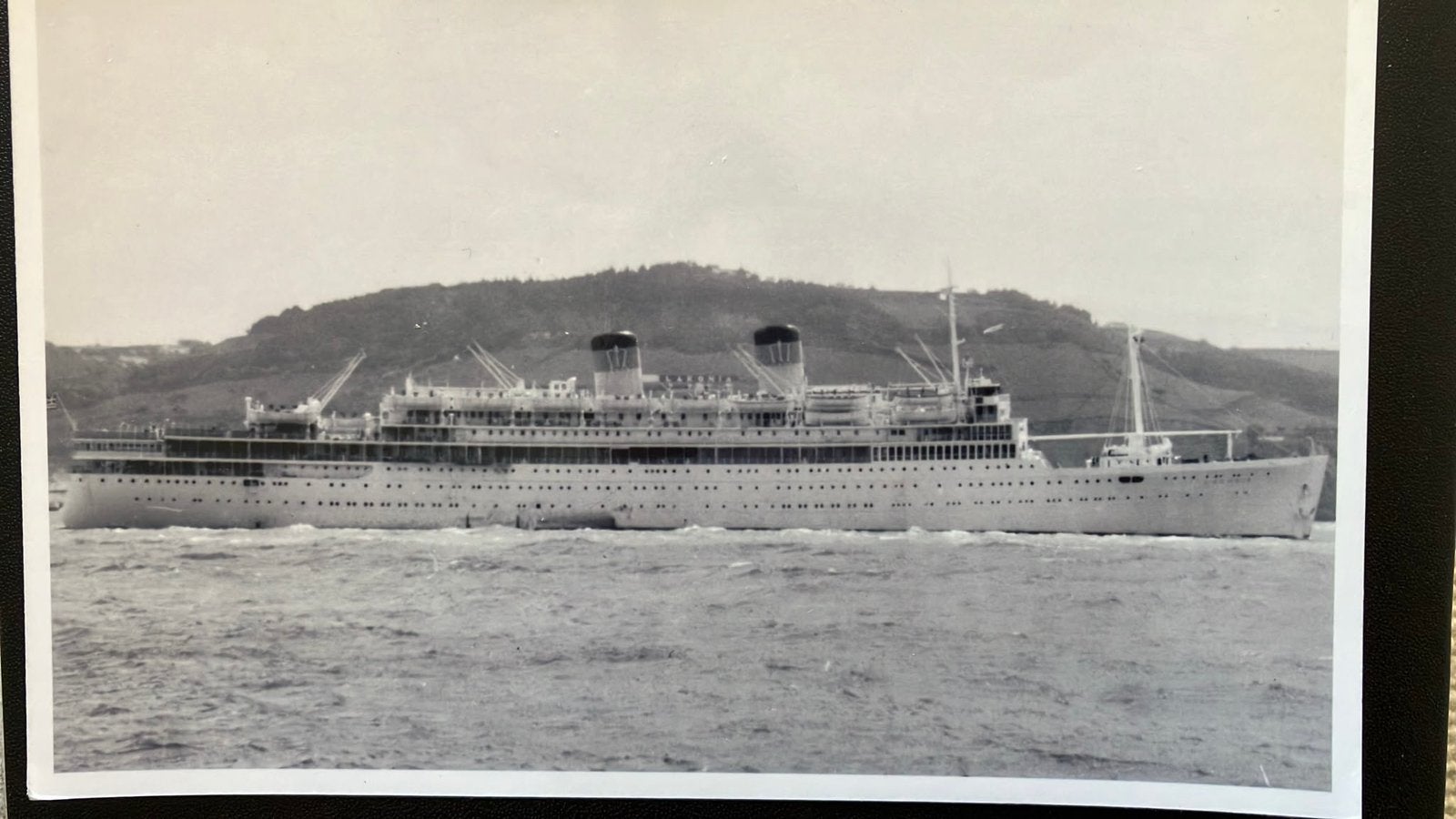 ex Johan van Oldenbarnevelt  SMN  als Lakonia  1963, Ophalen of Verzenden, Zo goed als nieuw, Kaart, Foto of Prent