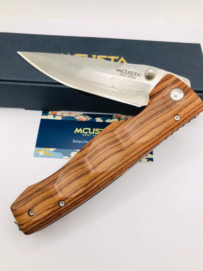 Mcusta MC-0122DR Seki Japan Damast, desert ironwood, herenme, Ophalen of Verzenden, Zo goed als nieuw