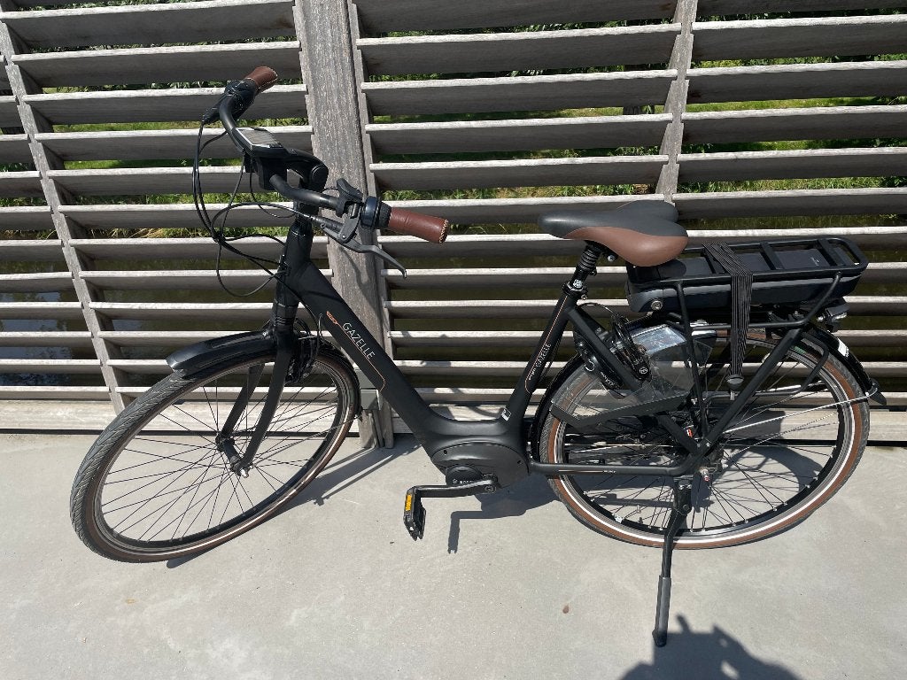 Gazelle ORANGE C8 L53 Black H8 (mat) DAMES, Ophalen, Zo goed als nieuw, 51 tot 55 cm, 50 km per accu of meer