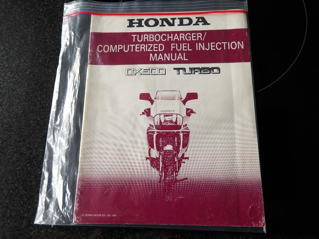 werkplaatshandboek HONDA CX500 Turbo, Verzenden, Honda