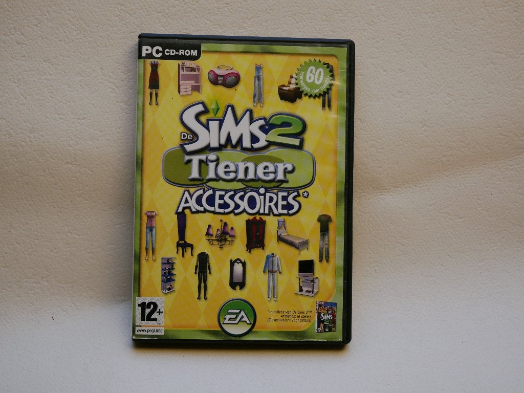 Sims 2 Tiener Accessoires - PC Game, 1 speler, Eén computer, Ophalen of Verzenden, Zo goed als nieuw