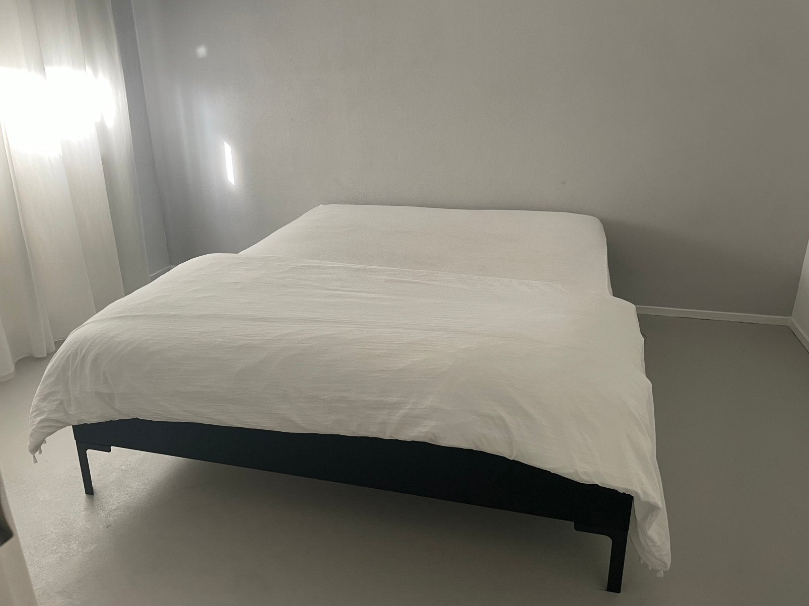 2 persoons bed 160*200, Ophalen, Zo goed als nieuw, Tweepersoons, 160 cm