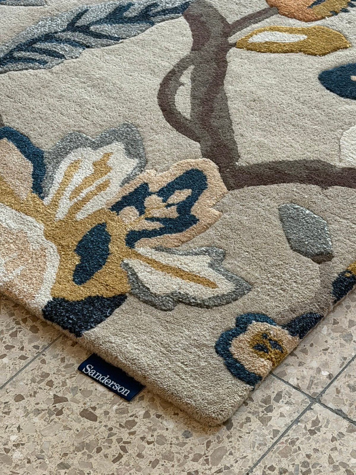 Brink en Campman Sanderson Amanpuri Stone tapijt 250 x 350, Ophalen, Zo goed als nieuw, Rechthoekig, 200 cm of meer