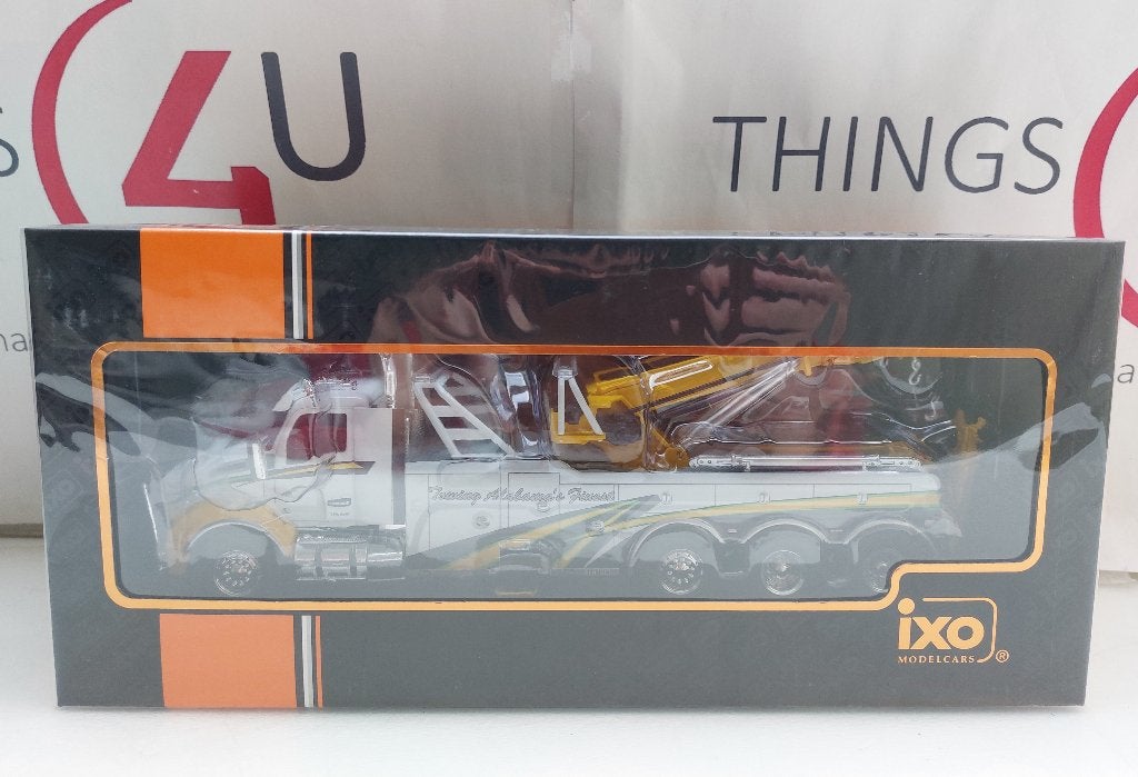 Ixo 1:43 Kenworth T880 sleepwagen 2018 wit/geel nieuw, Hobby en Vrije tijd, Modelauto's | 1:43, Ophalen of Verzenden, Nieuw, Bus of Vrachtwagen