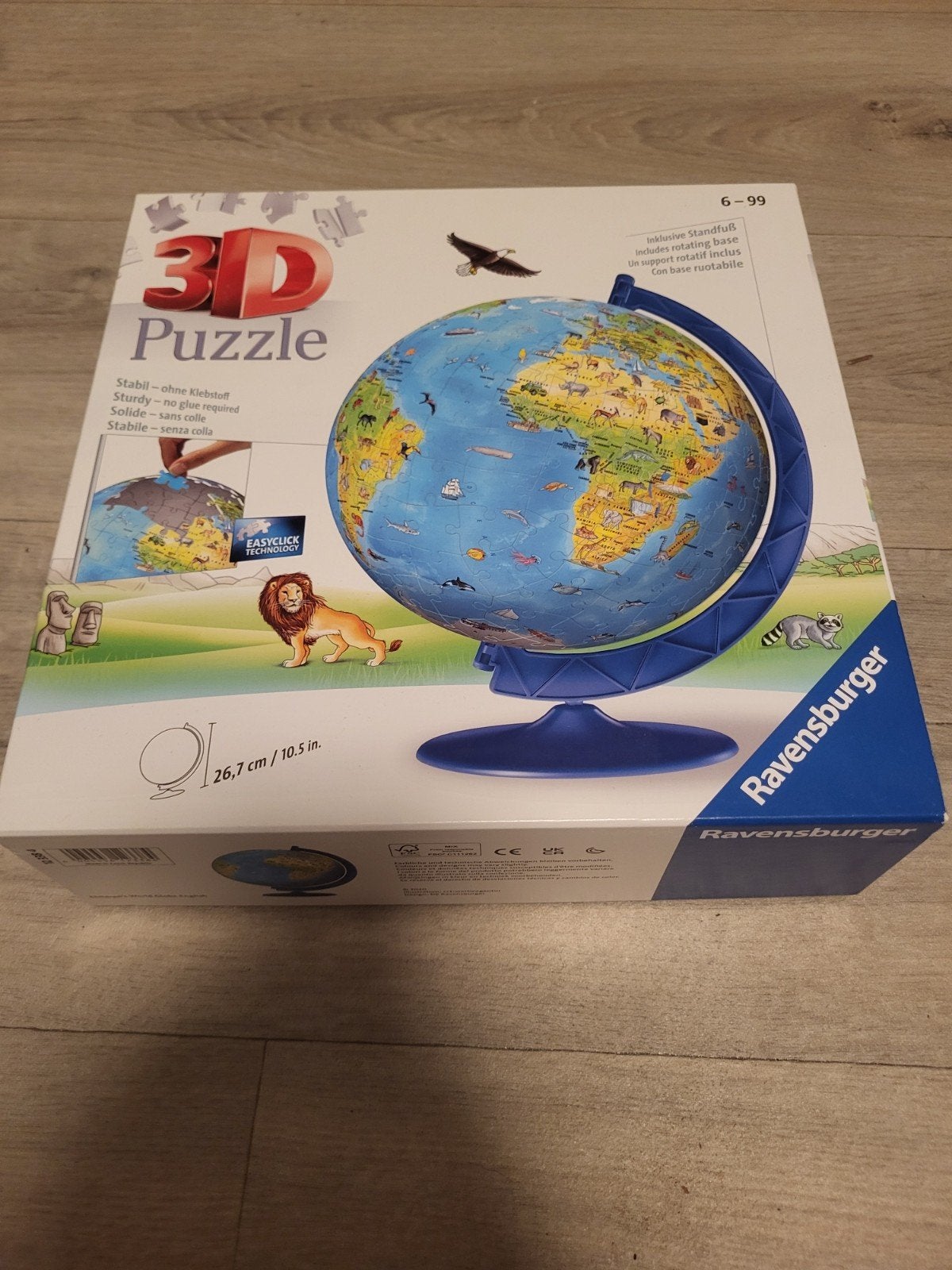 3d puzzel wereld bol (niet helemaal compleet), Ophalen, Minder dan 500 stukjes, Gebruikt, Rubik's of 3D-puzzel