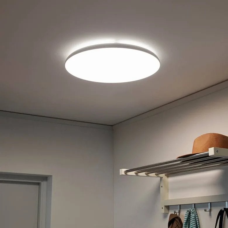Ikea Nymane led plafondlamp, Ophalen, Gebruikt, LED, Plafondlamp