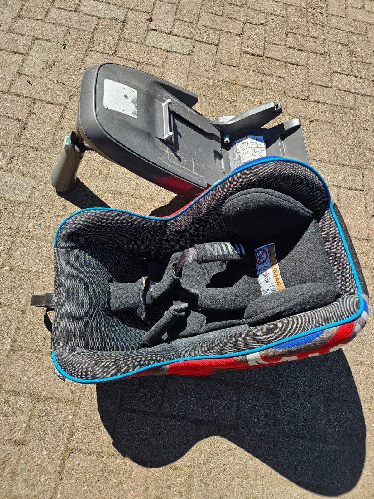 Mini Cooper BMW mini autostoel tot 18kg met Isofix - 2 besch, Overige merken, Gebruikt, 0 t/m 18 kg, Ophalen of Verzenden