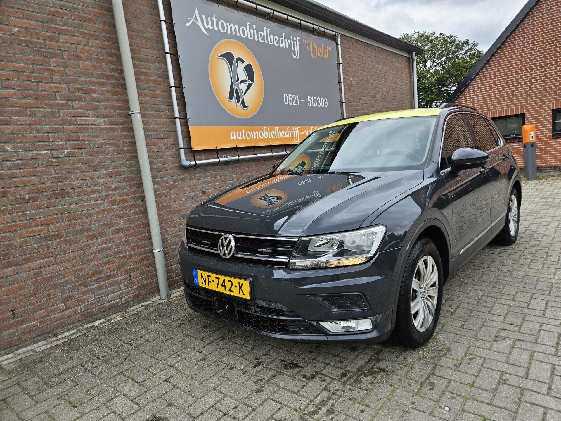 Volkswagen Tiguan 2.0 TDI Comfortline (bj 2017, automaat), Auto's, Stof, Gebruikt, Euro 6, 4 cilinders