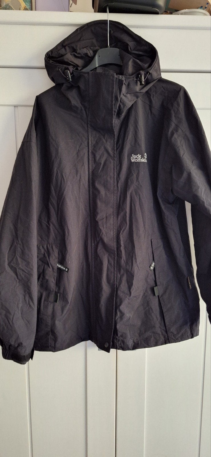 Jack Wolfskin Texapore Dames Jas Zwart Maat S, Zwart, Ophalen of Verzenden, Zo goed als nieuw, Jack Wolfskin