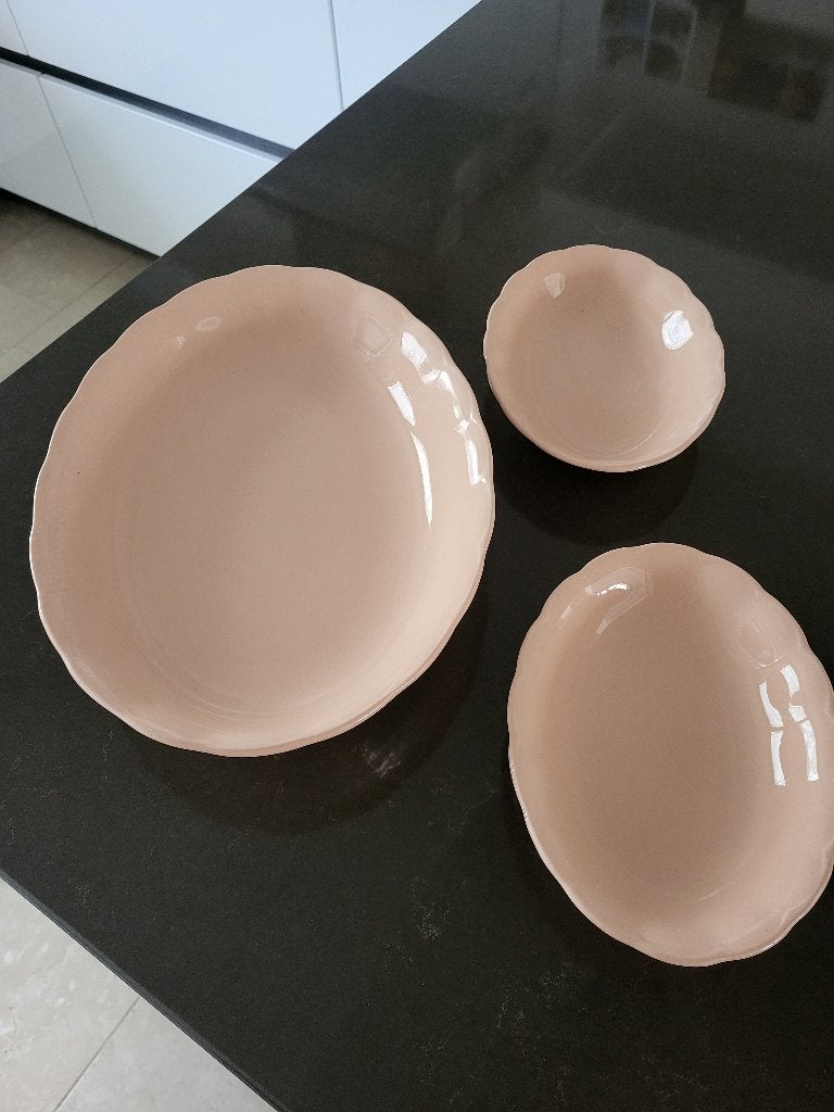 Peach Petal Grindley schalenset, Antiek en Kunst, Ophalen of Verzenden