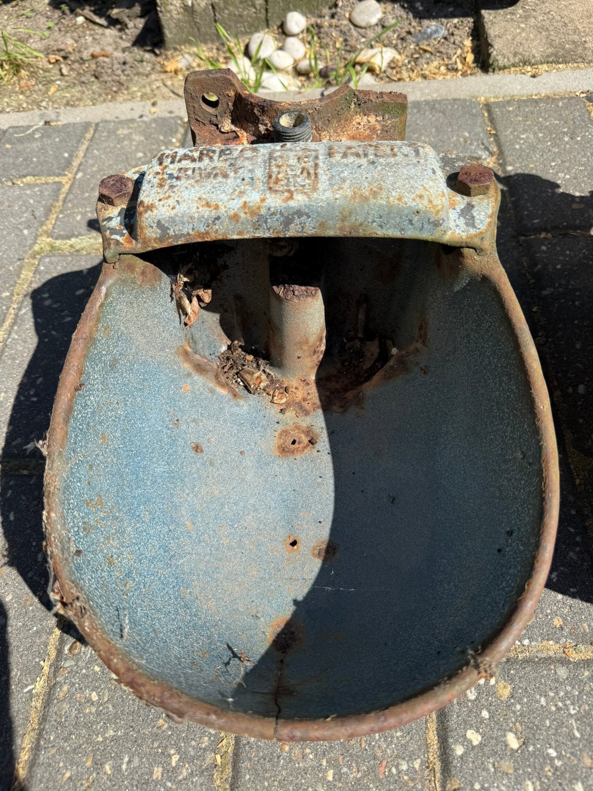 Oude drinkbak vee / koeien / paarden - bloembakken, Ophalen, Gebruikt, Minder dan 30 cm, Rond