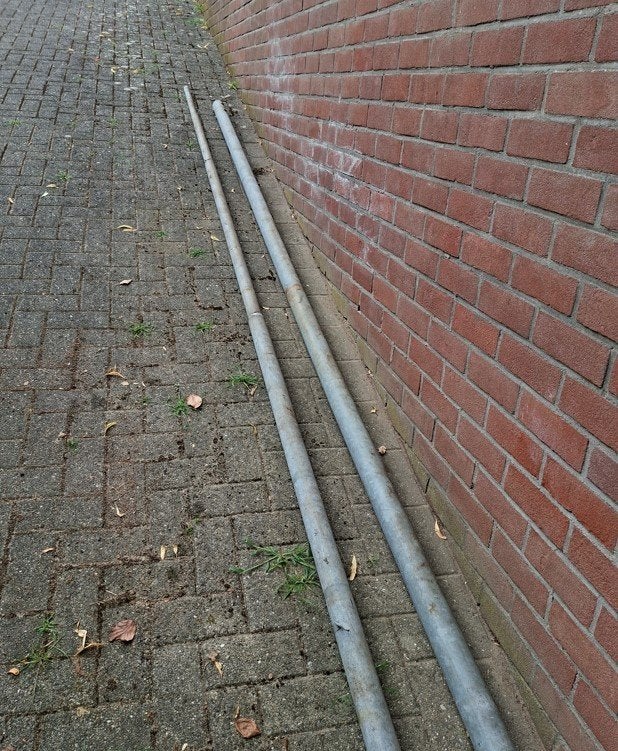 Zend of geleden antennemast  9m, Ophalen, Gebruikt, Mast