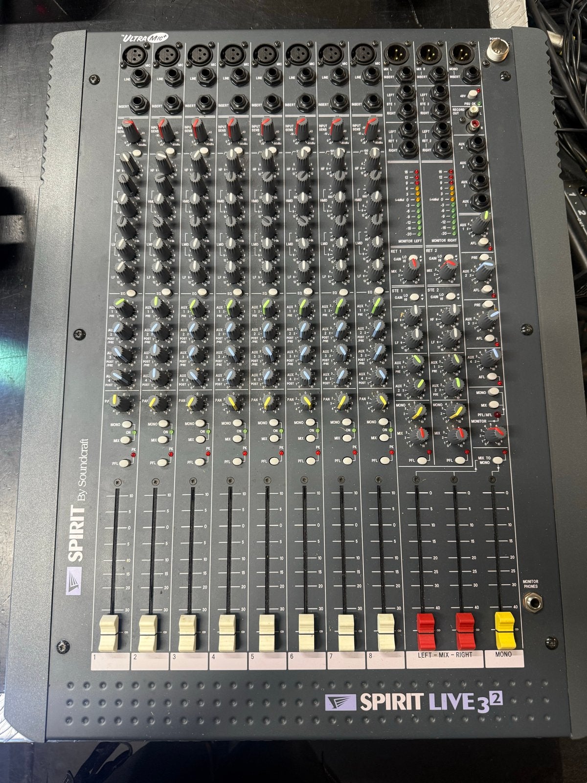 Soundcraft Spirit Live 3 2 Mengpaneel - Professionele Mixer, Muziek en Instrumenten, Mengpanelen, Ophalen of Verzenden, Gebruikt