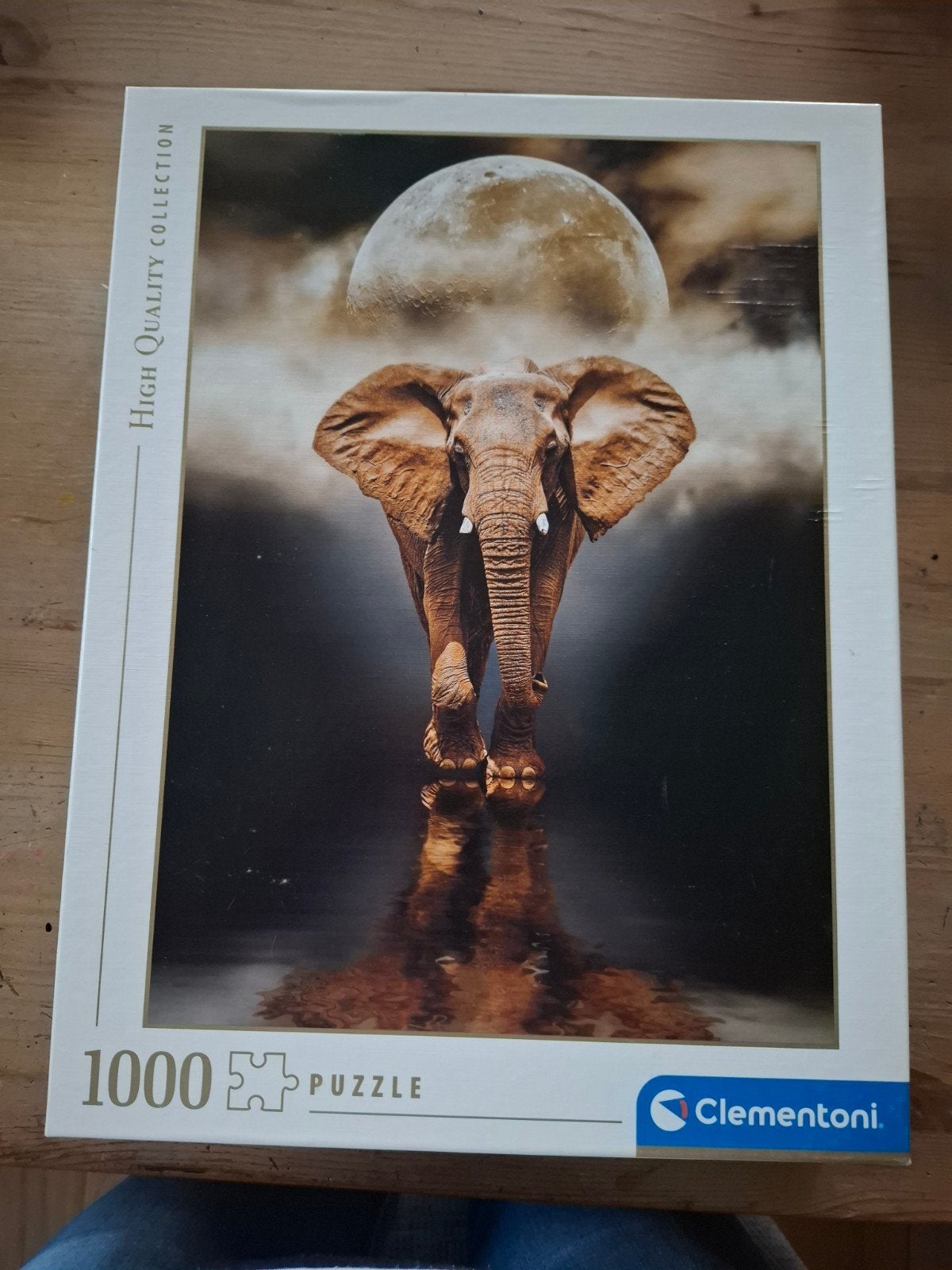 2x Legpuzzel 1000 stukjes: Formule 1 & Olifant, Ophalen, 500 t/m 1500 stukjes, Gebruikt, Legpuzzel