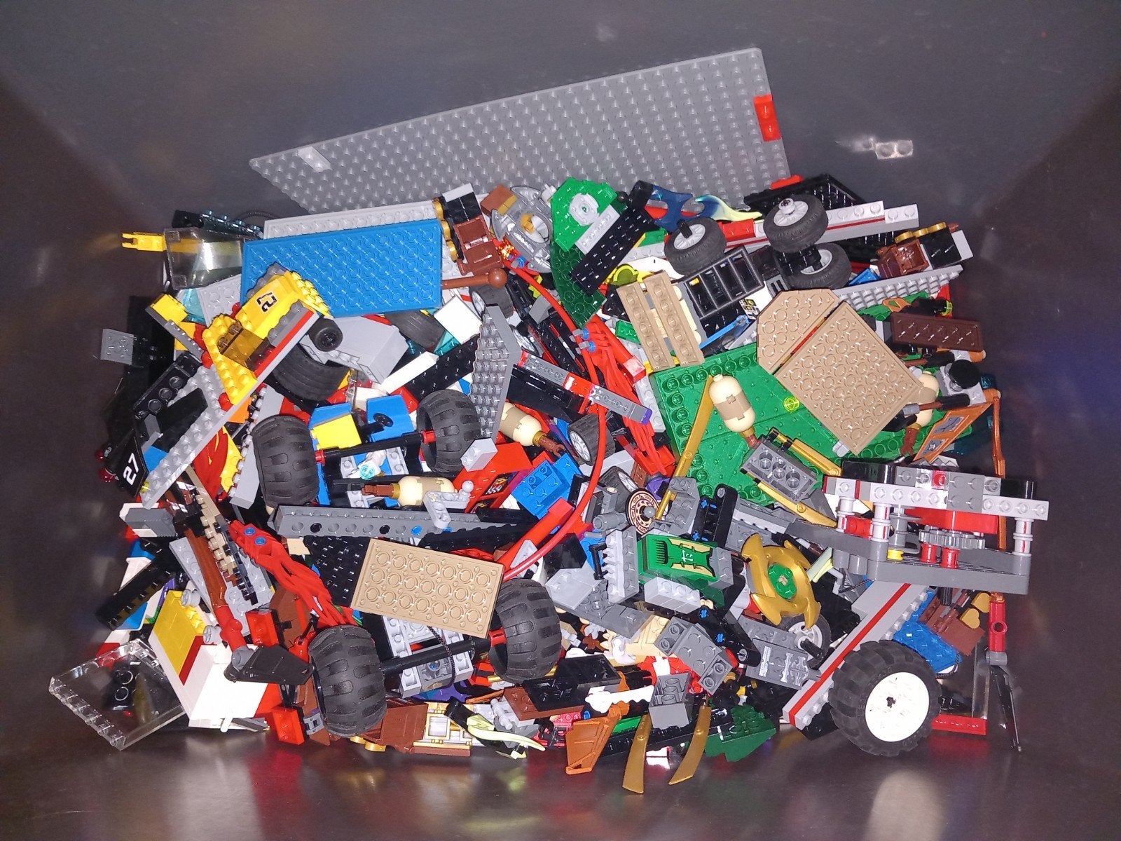 Grote partij Lego - 4.6 kg, Gebruikt, Inclusief extra onderdelen, Lego, Aastvej 1, 7190 Billund, Denmark