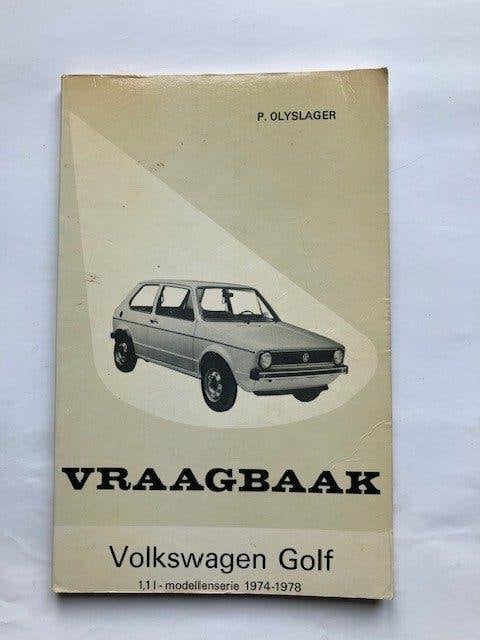 Vraagbaak      Volkswagen   Golf  1100         1974  -  1978, Ophalen of Verzenden