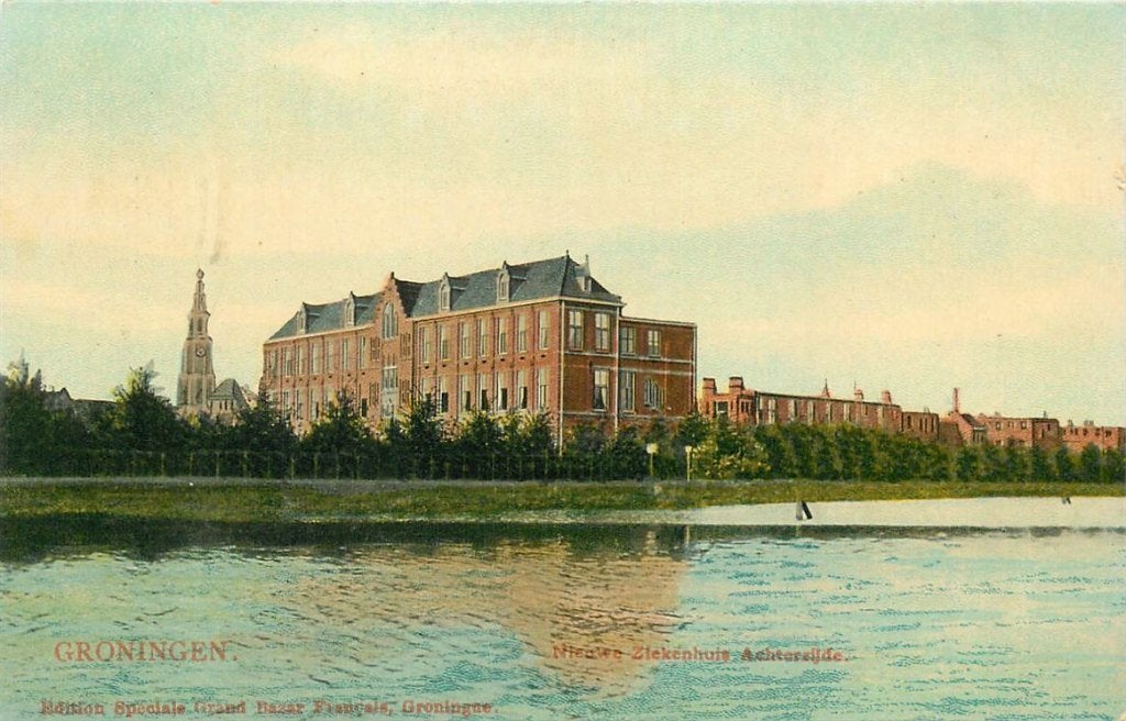 701-414-021 Groningen Nieuwe Ziekenhuis, Verzenden, Voor 1920, Groningen