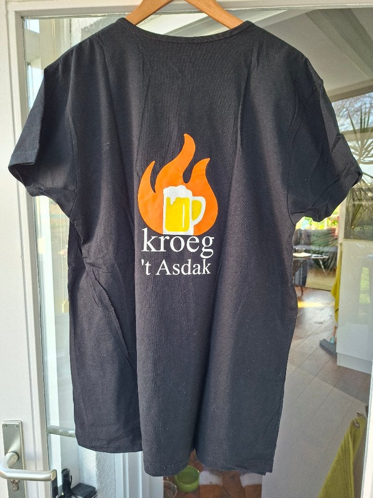 T-shirt - Kroeg 't Asdak - zwart - maat XXL, Kleding | Heren, Union Basics, Zwart, Nieuw, Overige maten