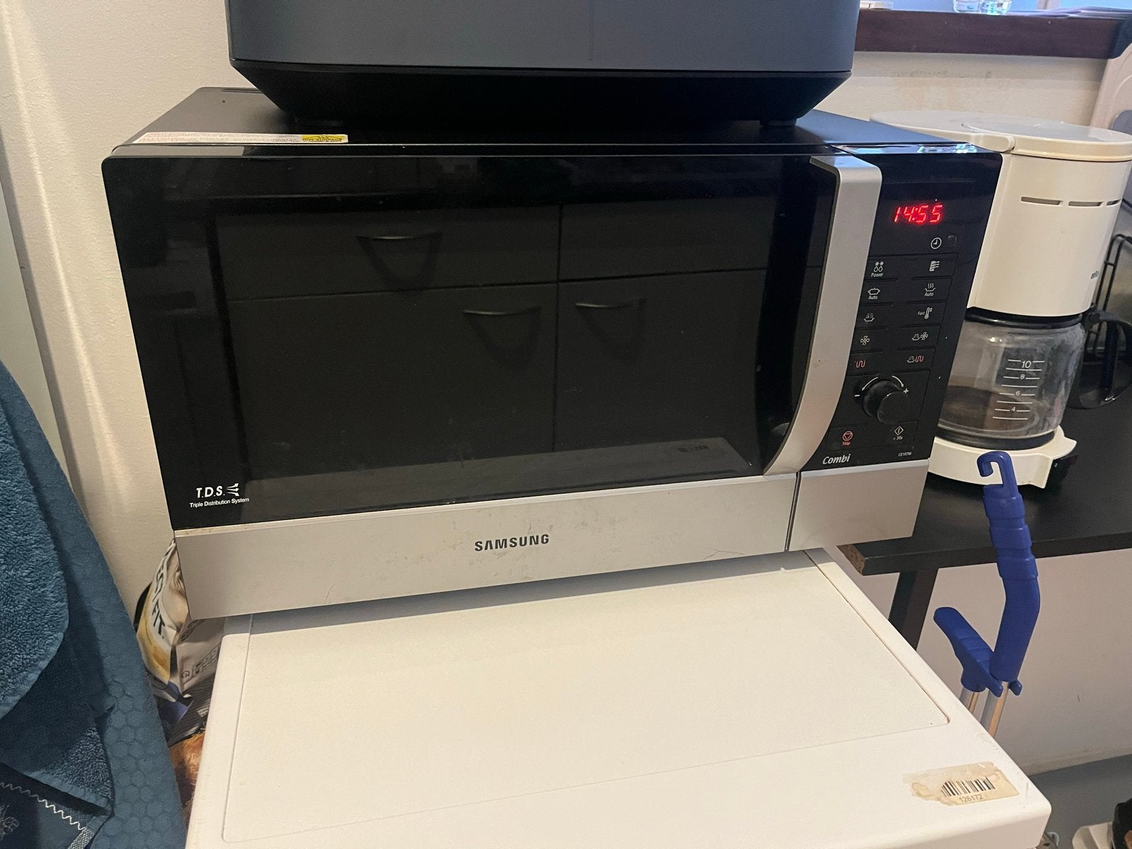 Samsung Magnetron CE107M - Zilver/Zwart, Witgoed en Apparatuur, Ophalen, Gebruikt, Grill, Magnetron