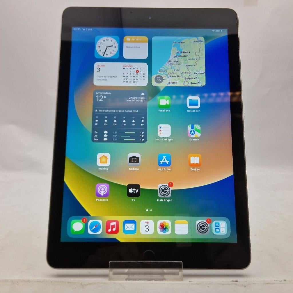 Apple iPad 5e 2017 128GB | Nu voor maar € 99,99, Ophalen of Verzenden, Zo goed als nieuw, 10 inch, Bescherming voor- en achterkant
