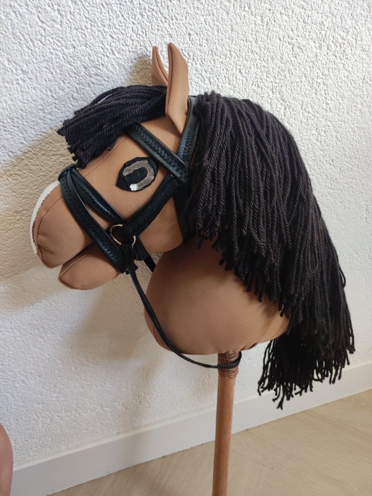 Hobbyhorse met zwart hoofdstel, Ophalen of Verzenden, Nieuw