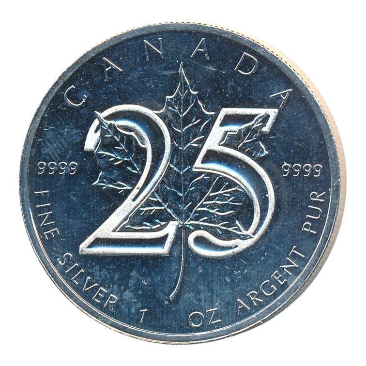 Canada 1 ounce zilver 2013 Maple leaf (25 jaar)