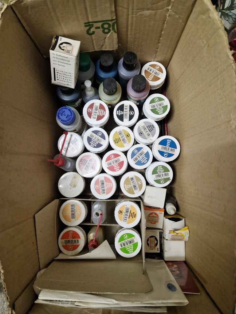 Javana zijdeverf potjes, Ophalen, Gebruikt, Overige typen