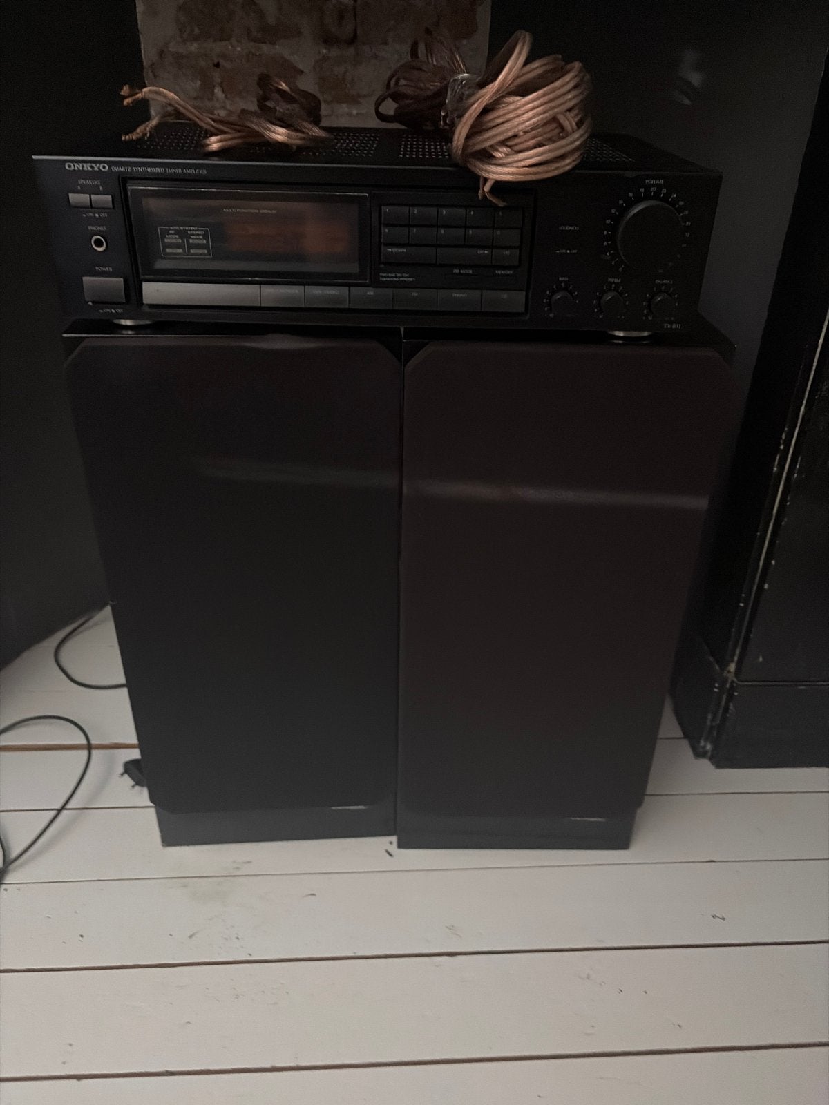 Onkyo Stereo Receiver met translator Speakers, Gebruikt, Tuner of Radio, Losse componenten, Ophalen