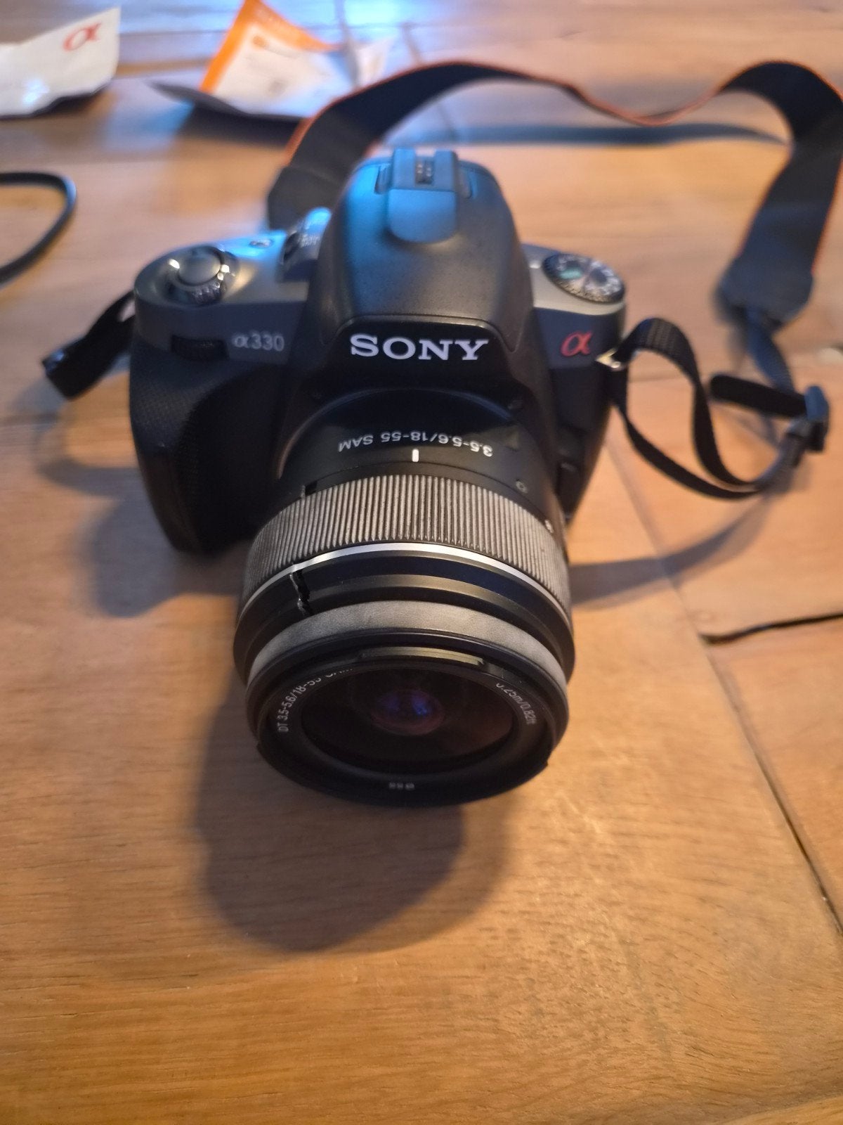 Sony Alpha a330 DSLR Camera met SAL1855 18-55mm lens, Gebruikt, Spiegelreflex, Ingebouwde flitser, Ophalen of Verzenden