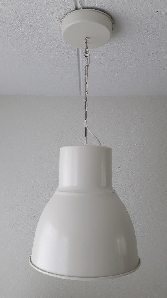 Ikea hektar hanglamp groot wit 47 cm limited edition, Ophalen, Zo goed als nieuw, Minder dan 50 cm