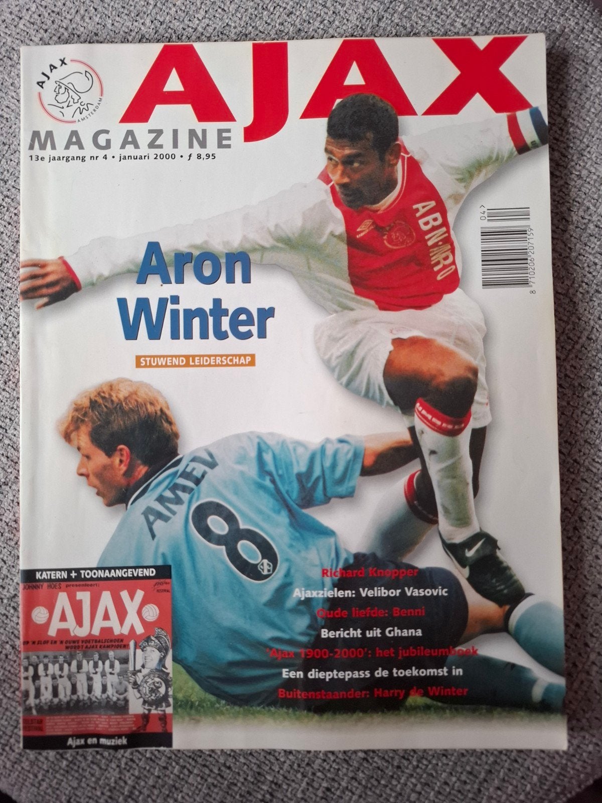 Ajax Magazine - Januari 2000 - Aron Winter, Ophalen of Verzenden, Gelezen, Sport en Vrije tijd