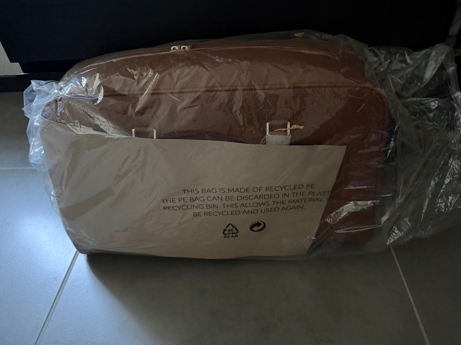 Nieuwe SuitSuit weekender bag, Ophalen, Nieuw, Bruin, 30 cm of meer