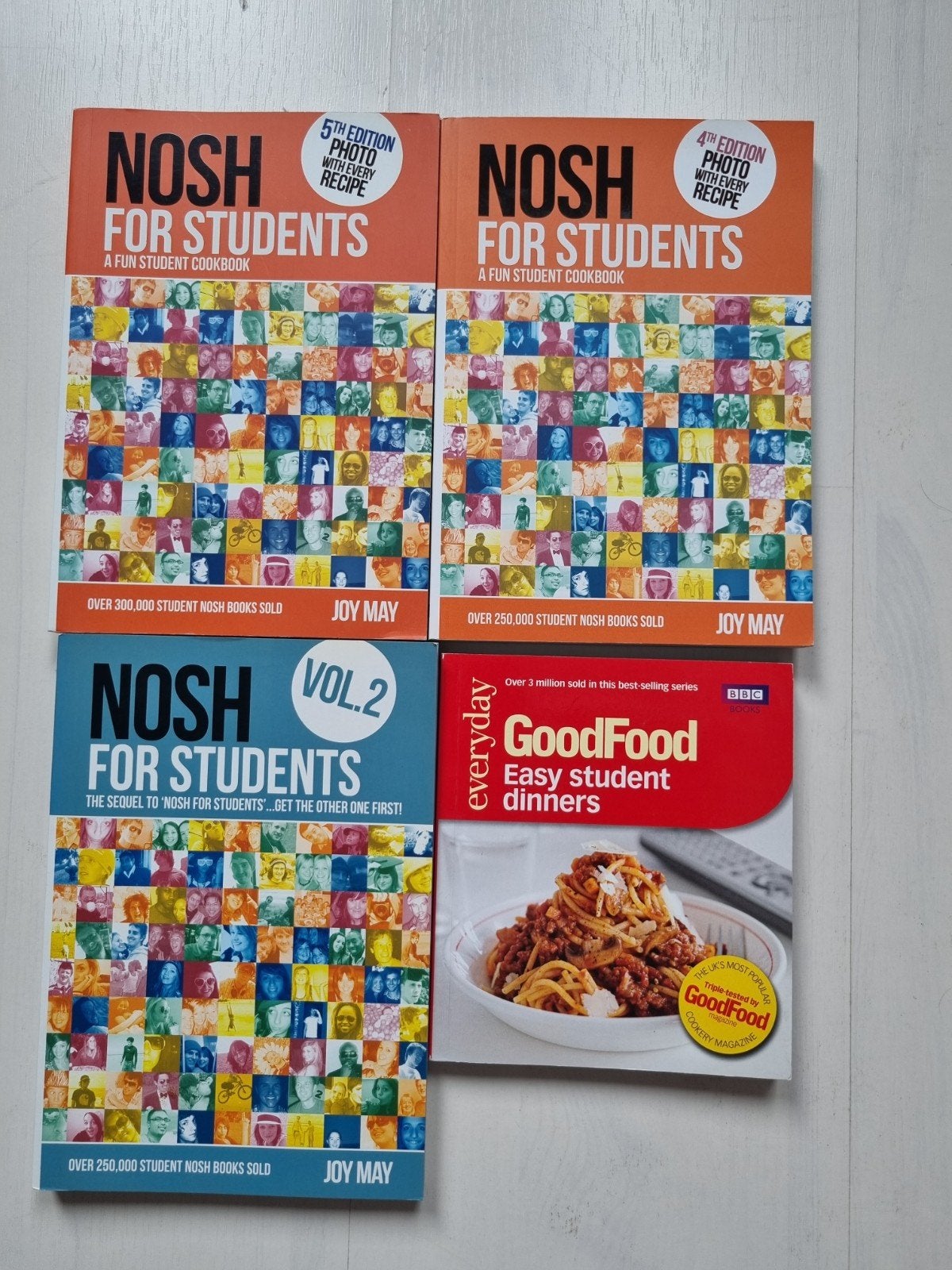 Kookboeken voor studenten: Nosh for Students & GoodFood, Ophalen of Verzenden, Joy May, BBC GoodFood, Gezond koken, Overige gebieden